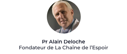 Alain Deloche, fondateur de La Chaîne de l'Espoir